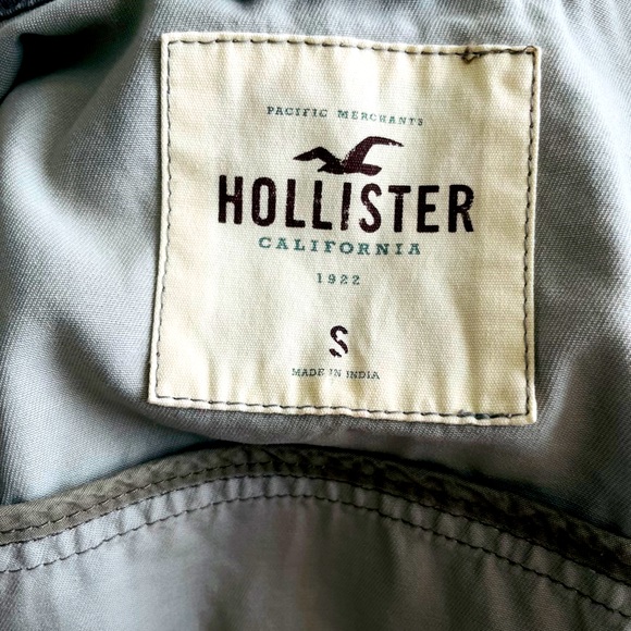 Hollister Tunic Length Military Utility Style Camo Jacket - Picture 5 of 5